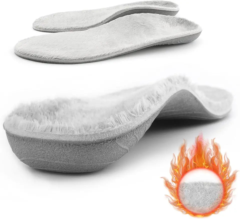 Arch Support Insoles Warm Fluffy Soft Light Size 10 H2808