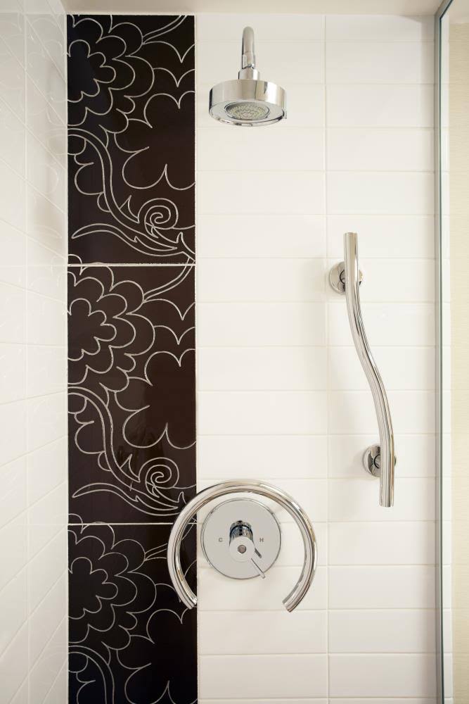 Satin Stainless 24x22 S-Curve Grab Bar R25989
