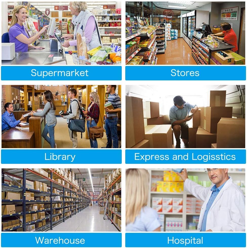2D Wireless Bluetooth Barcode Scanner, Pack of 2 J604