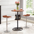 Round Bar Table with Wine Rack R670