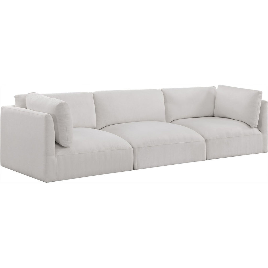 Cream Fabric Modular Sofa Y500