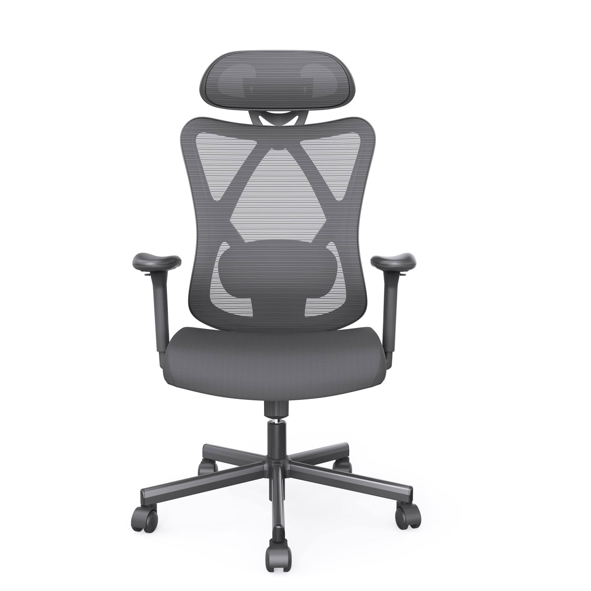 Grey Ergonomic Height Adjustable Office Chair P43165