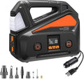 Car Tire Inflator Portable Air Compressor with Pressure Gauge, Pack of 2 Z5546