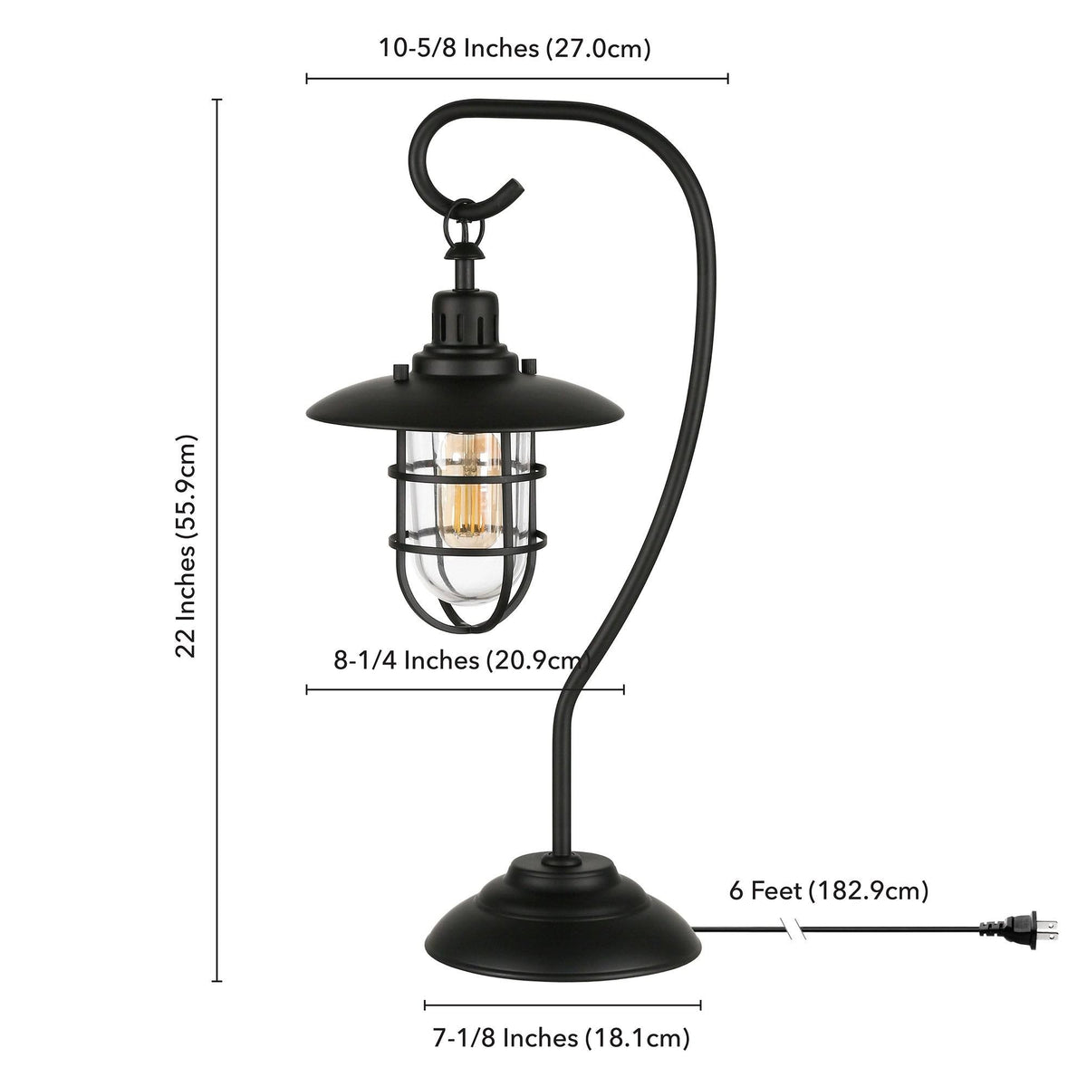 Blackened Bronze Nautical Lantern Lamp N439999