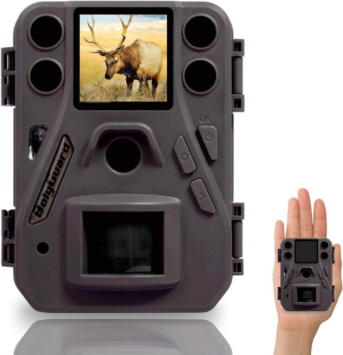 18MP 940nm Black IR No Glow Night Vision Waterproof Wildlife Game Camera Pack of 2 I4000