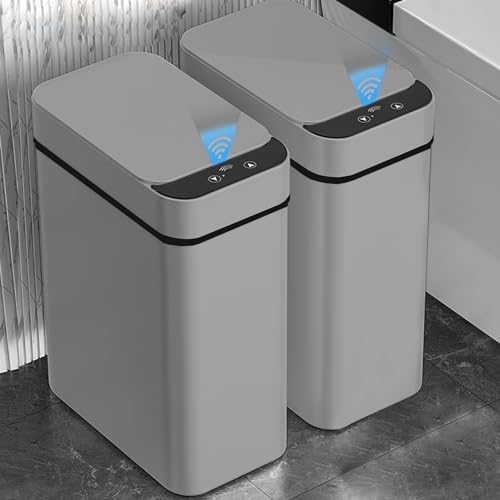 2.5 Gallon Touchless Sensor Bathroom Trash Can A26185