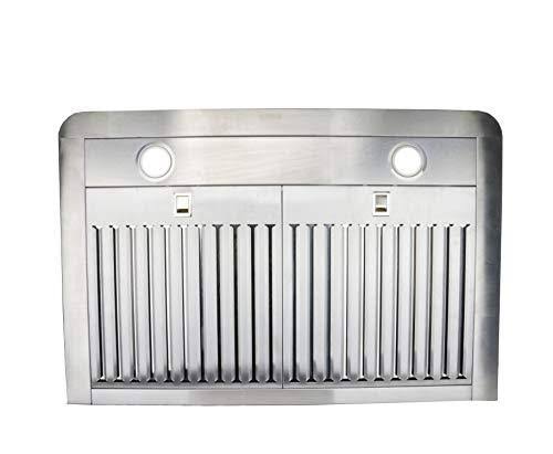 Stainless Steel Under Cabinet Range Hood with 2 LED Lights S8123
