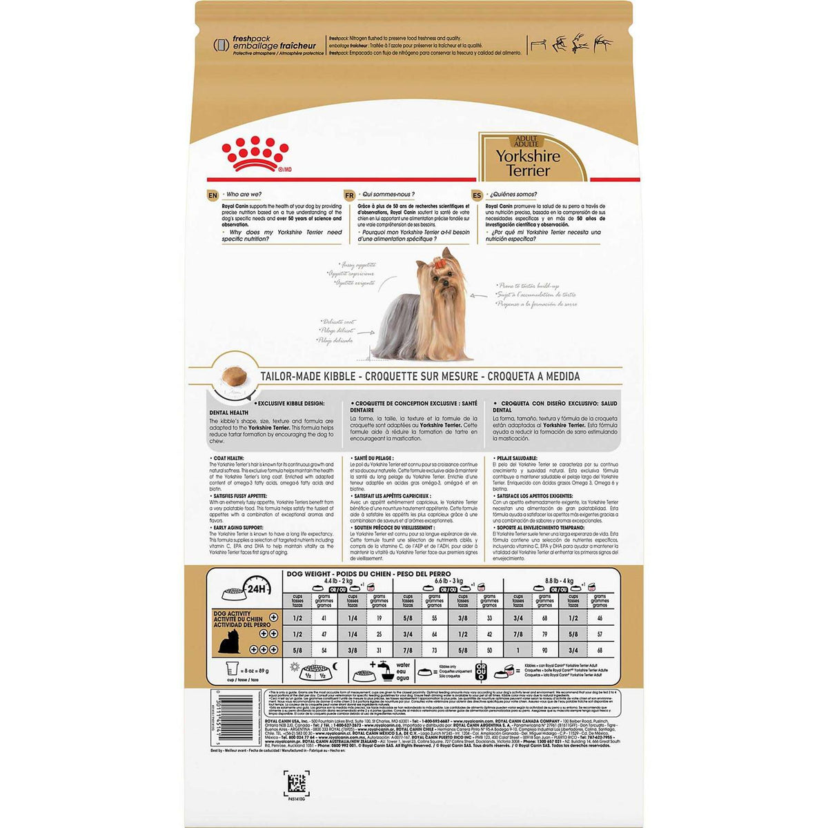 Adult Yorkshire Terrier Dry Dog Food A897