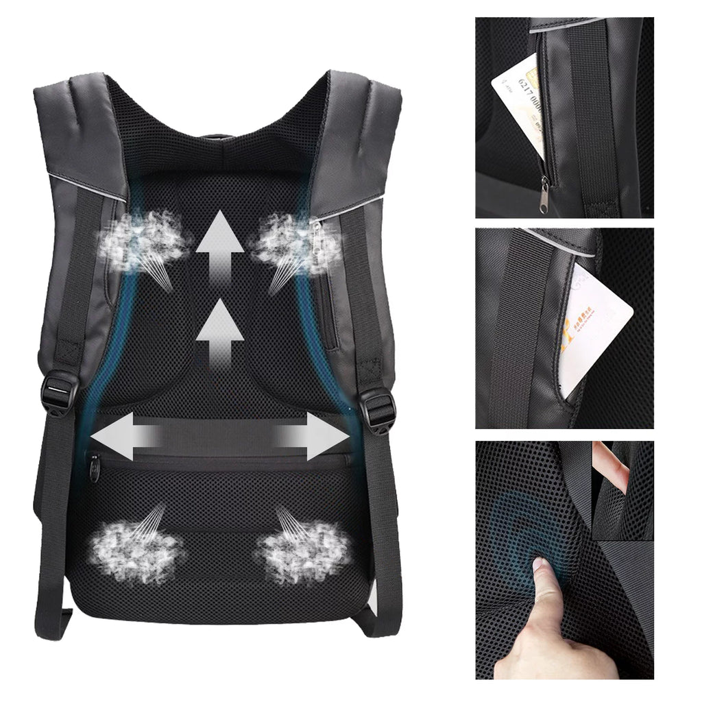 17.3 inch Anti-Theft Laptop Backpack with USB Charging Port M850171