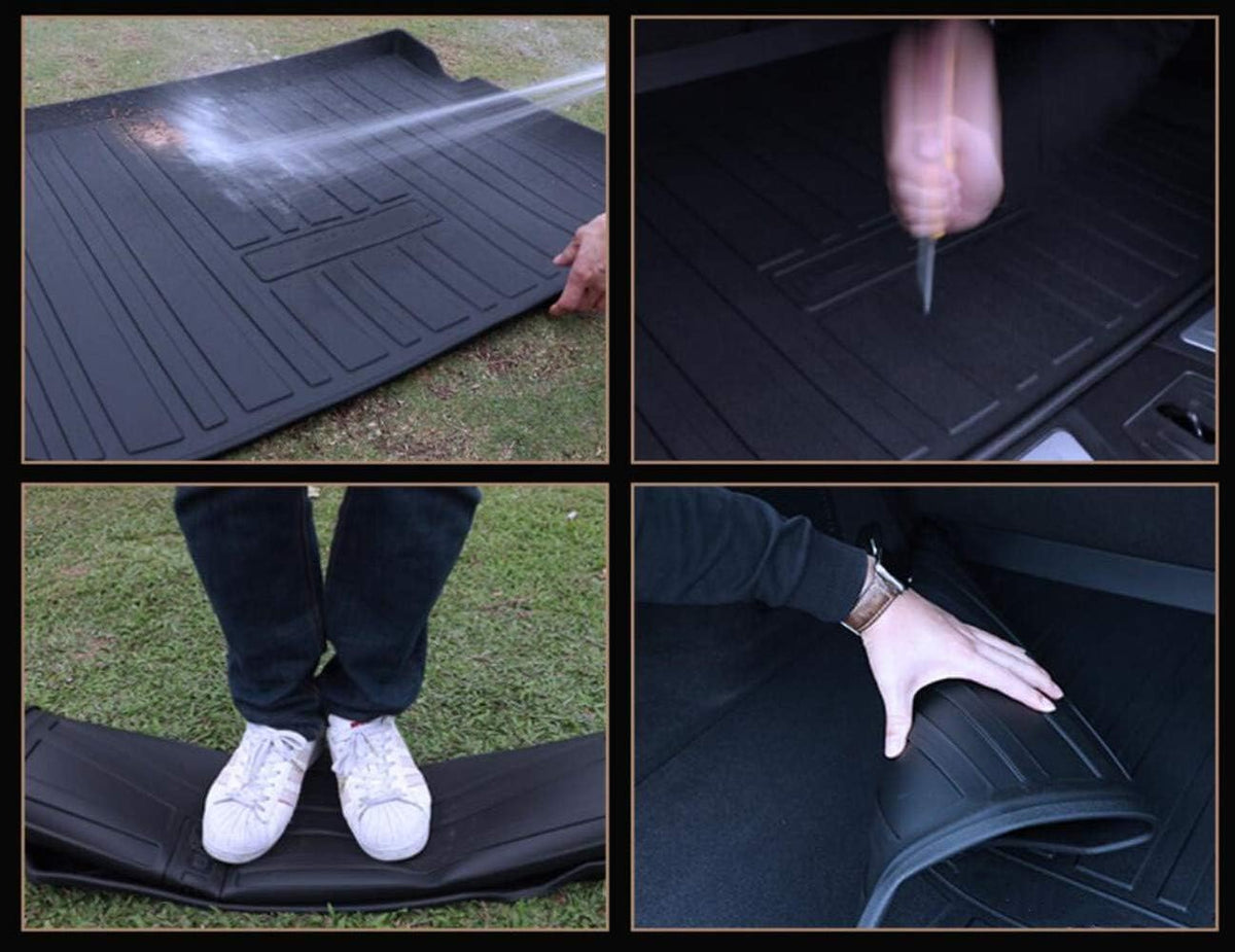 Black TPO Rear Cargo Liners Trunk Tray Mats F63663