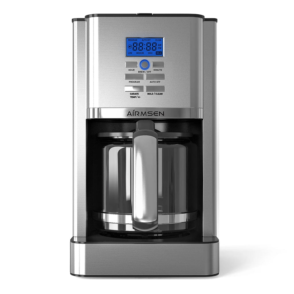 Stainless Steel 12 Cup Programmable Drip Coffee Maker C877930