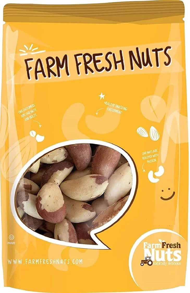 Dry Roasted Salted Brazil Nuts 25 Lbs Q536482