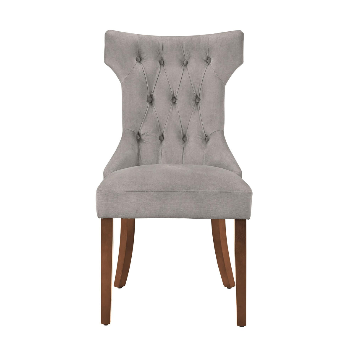 Tufted Dining Chair Set Of 2 Taupe T85188