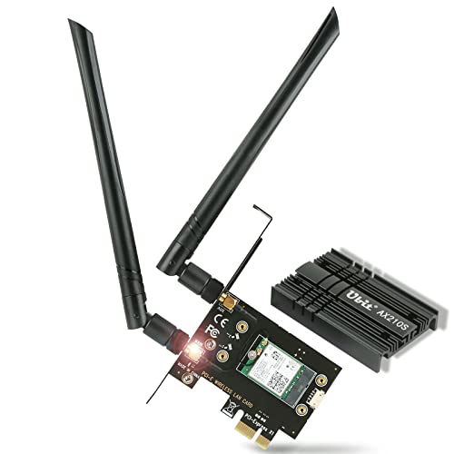 WiFi Card 6E 5400Mbps PCIe Network Card BT 5.2 R214
