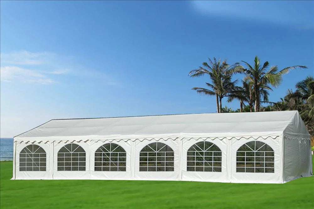 White PVC Fire Retardant Wedding Party Tent Canopy Shelter Z501
