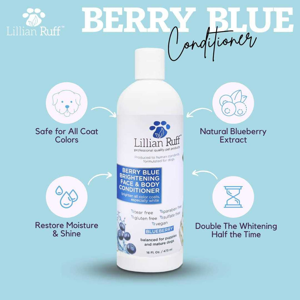 Berry Blue Brightening Face and Body Wash for Dogs and Cats F8795