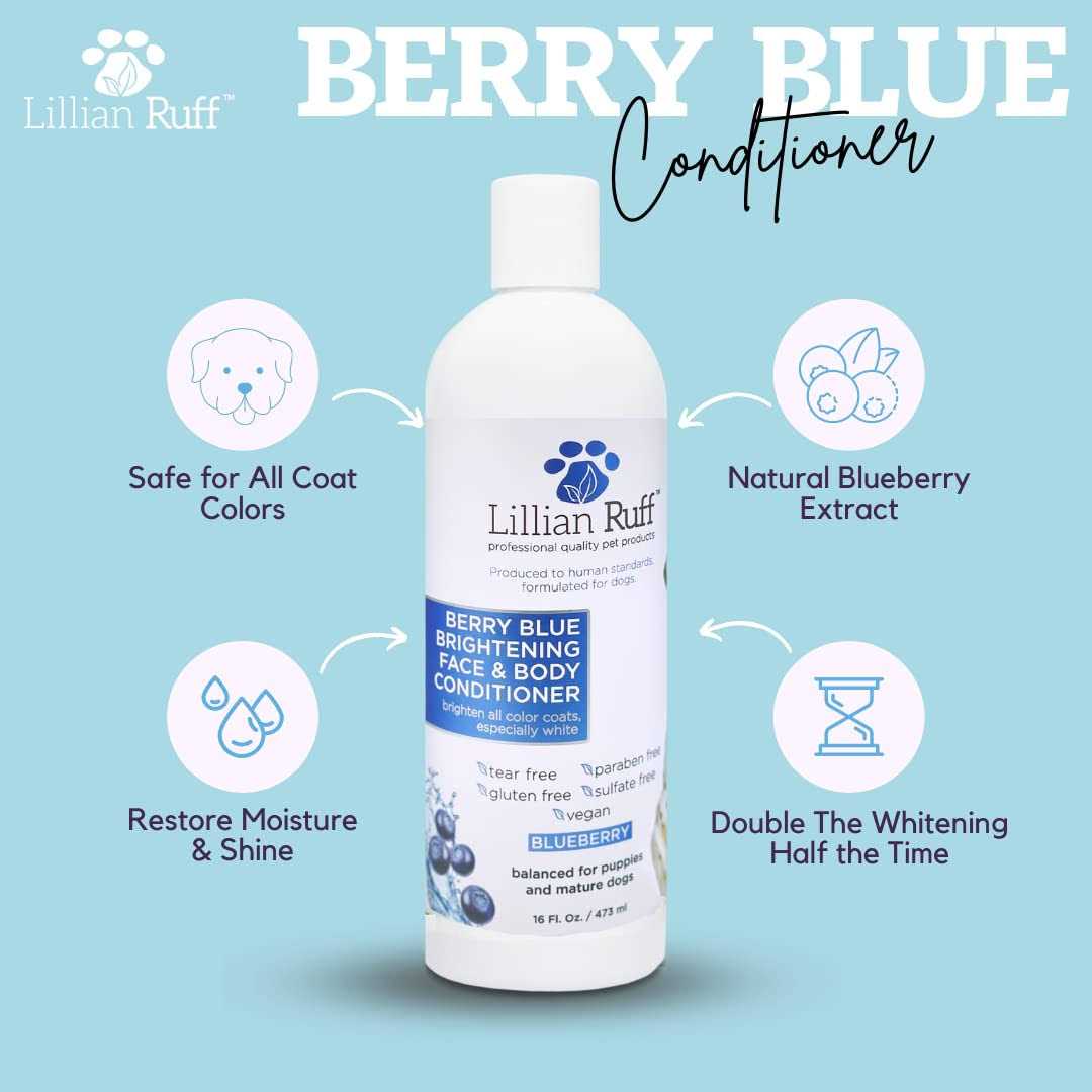 Berry Blue Brightening Face and Body Wash for Dogs and Cats F8795