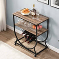 Industrial Rolling Bar Cart R489597