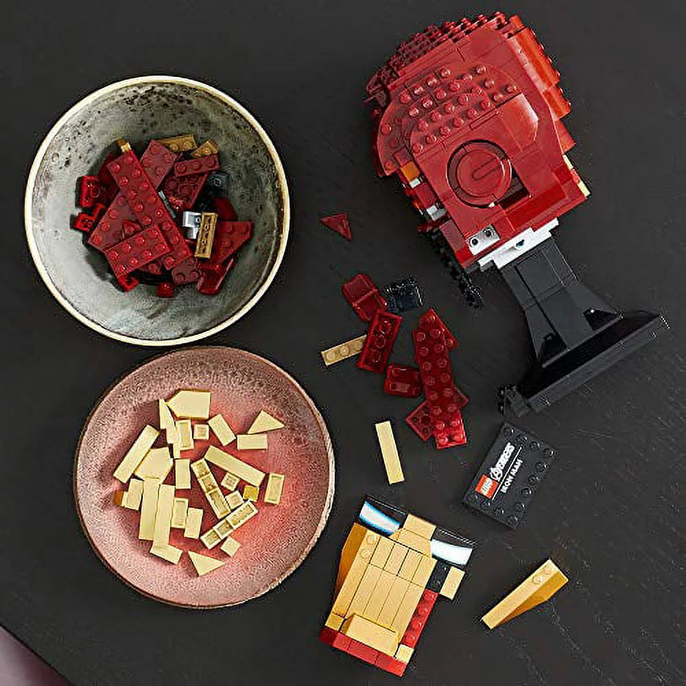 480 Pieces Iron Man Helmet Building Set Q665
