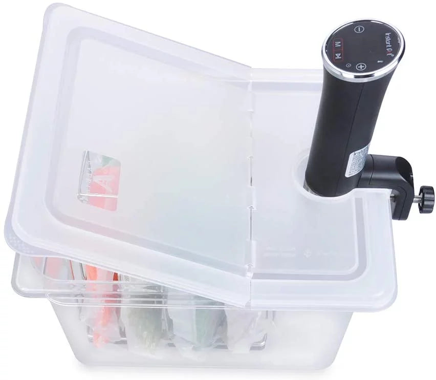 12 Quart Sous Vide Container with Collapsible Hinged Lid V41008
