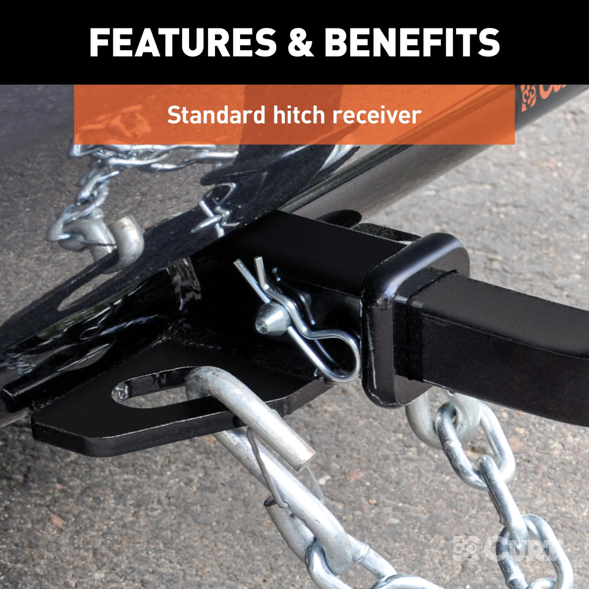 Class 1 Trailer Hitch, 1-1/4-Inch Receiver B5229