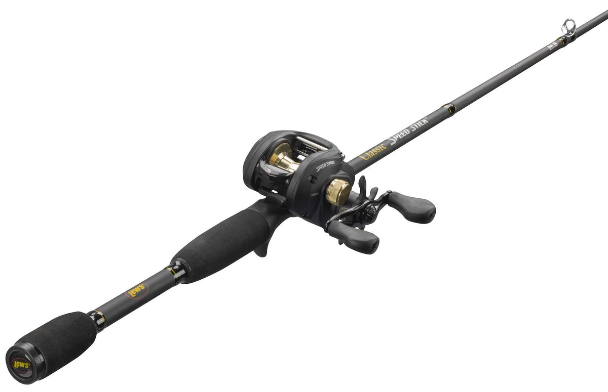 Black Baitcast Reel and Fishing Rod Combo Q411004
