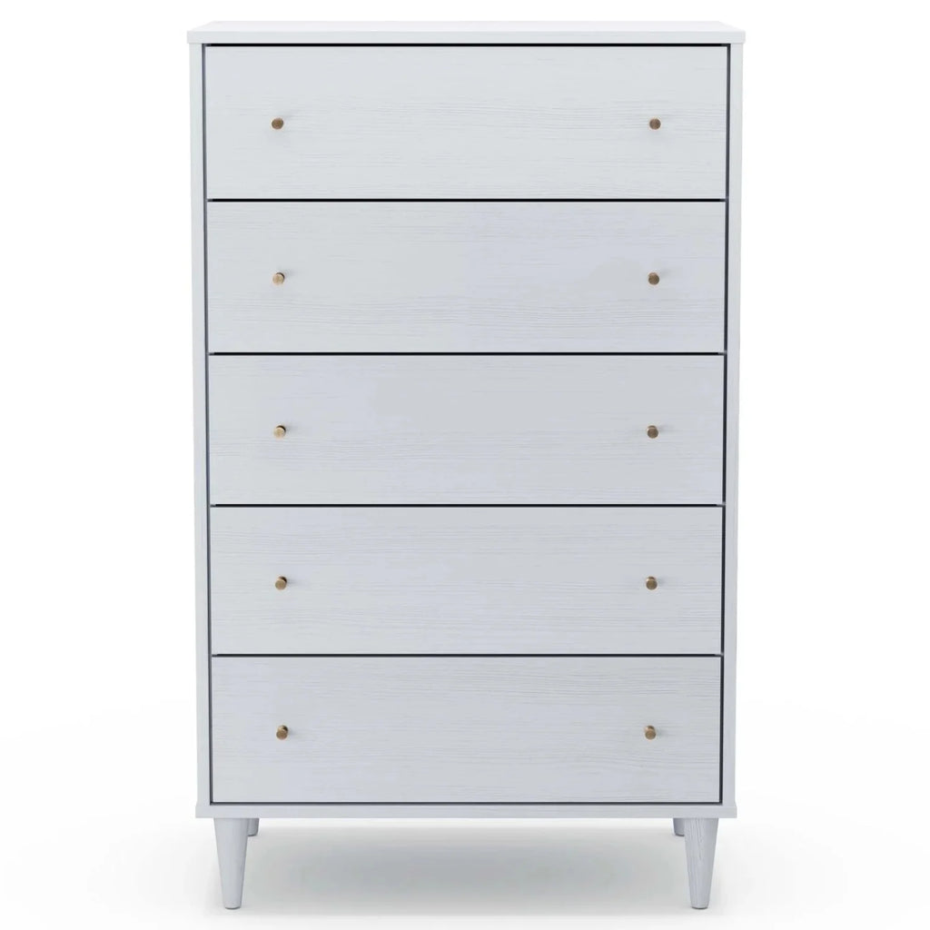 White 5 Drawer Chest F78884