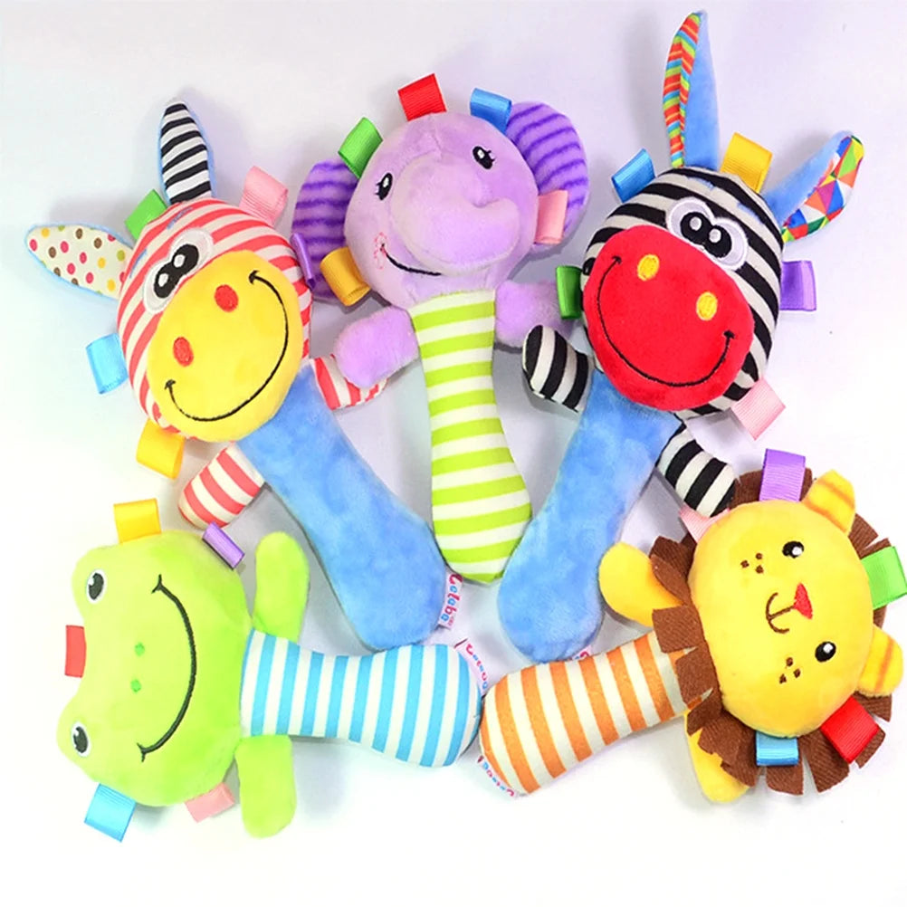 Giraffe Plush Rattle Toy for Infant B621926