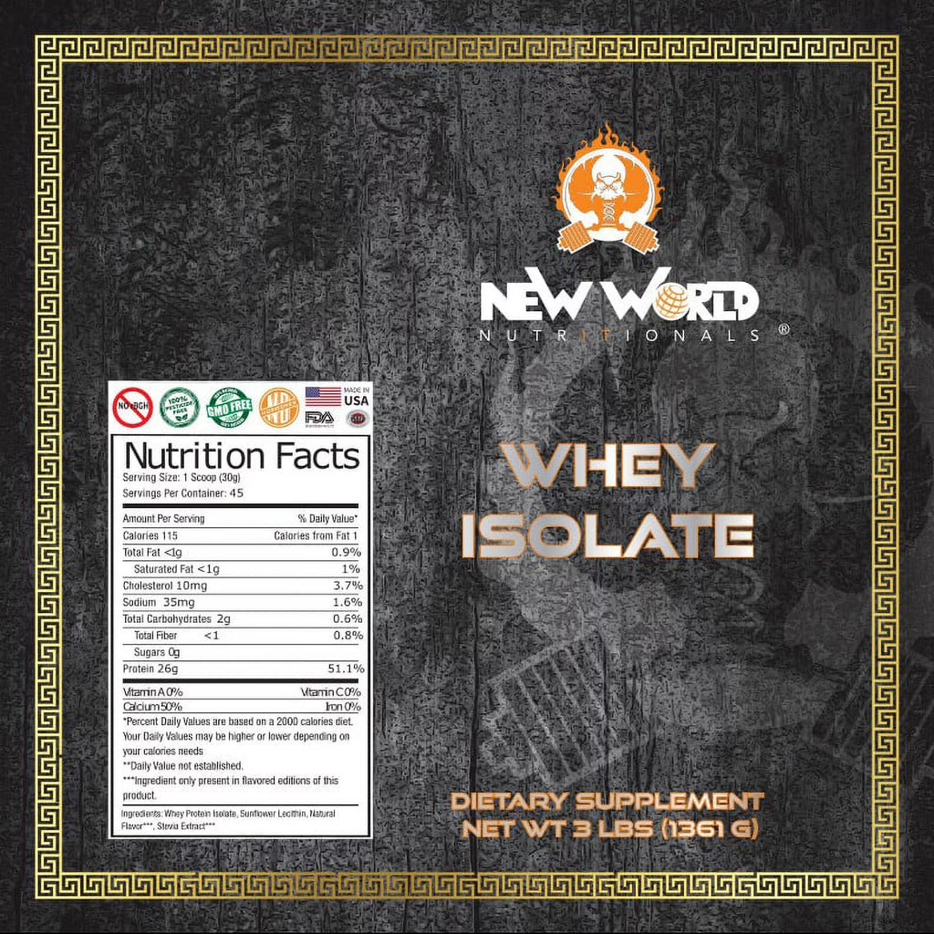 Chocolate Whey Protein Isolate Powder 15 Ibs O44104