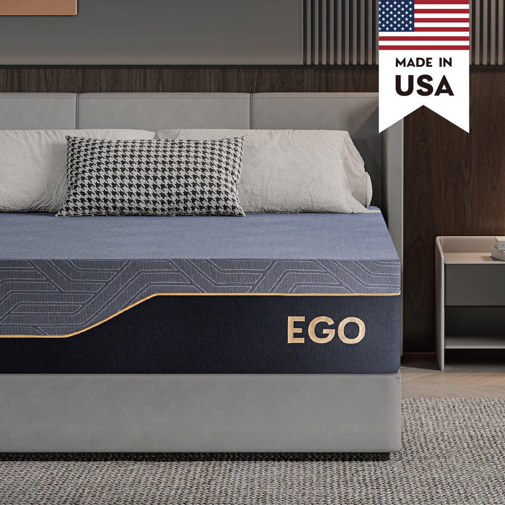 Black 14 inch Queen Memory Foam Mattress W661