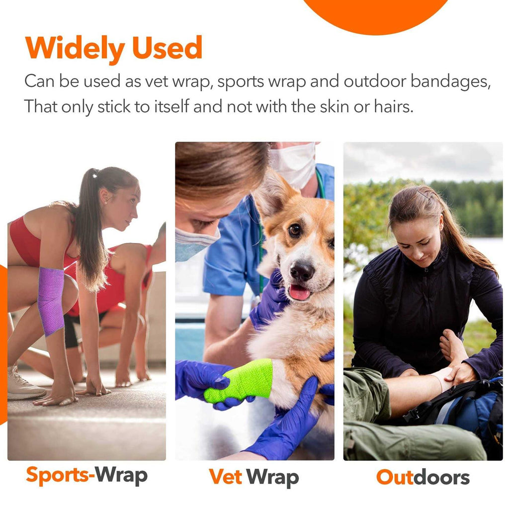 Self Adhesive Non-Woven Bandage Wrap 2 inch x 5 Yards W815449