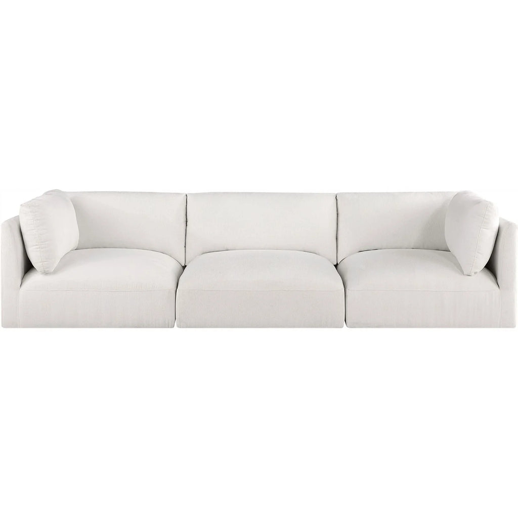Cream Fabric Modular Sofa Y500
