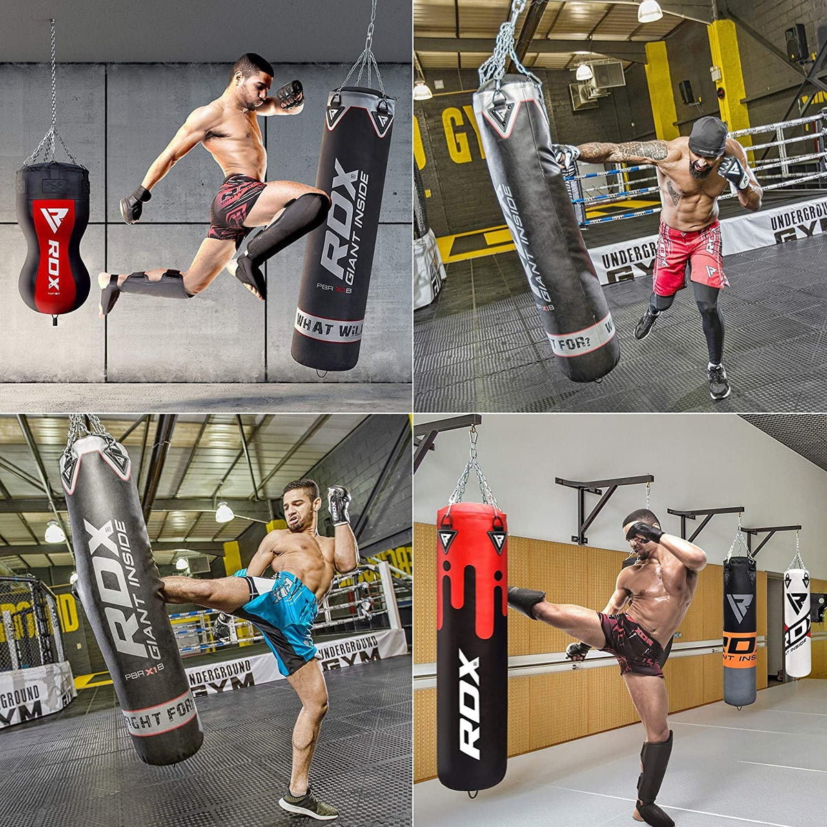 4ft 5ft White Heavy Punch Bag W7935