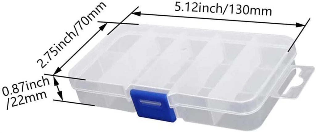 Plastic Organizer Storage Box with 10 Removable Grids C813