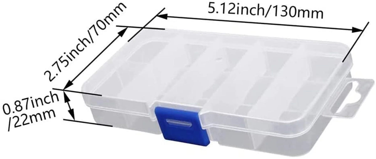Plastic Organizer Storage Box with 10 Removable Grids C813