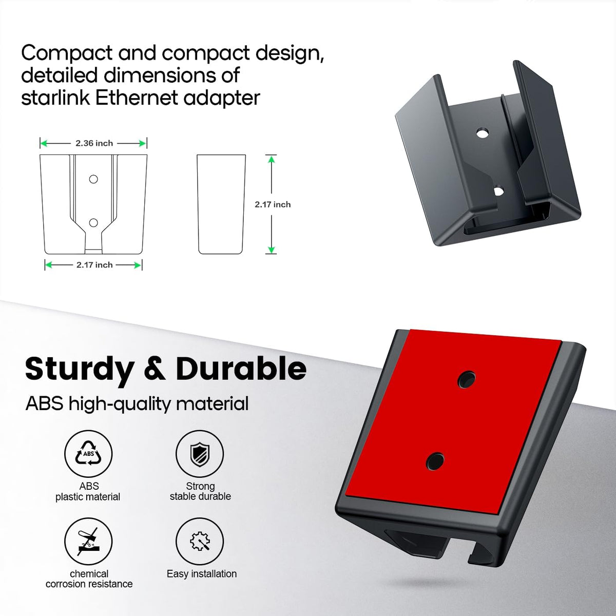 StarLink Ethernet Adapter with Wall Mount Bracket D89803