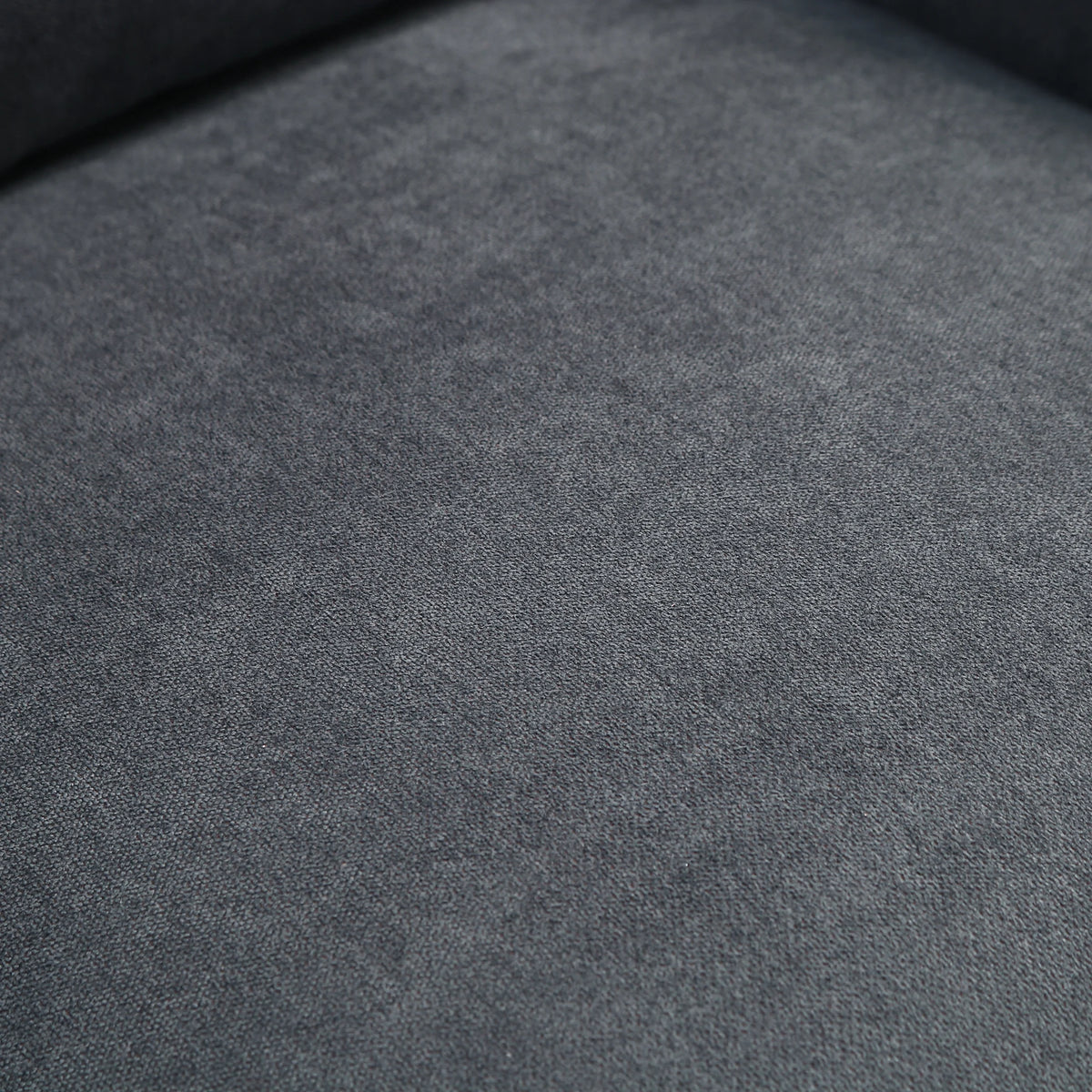 Dark Grey 2-Seat Fabric Loveseat Sofa with 3 Pillows K216132