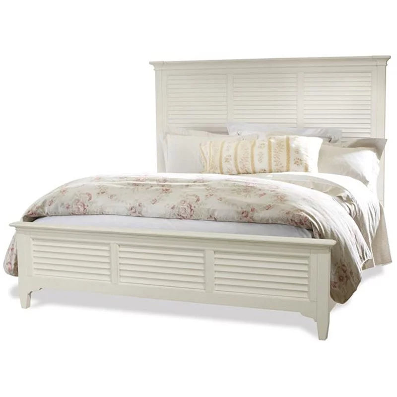 King Panel Bed in Paperwhite N93743