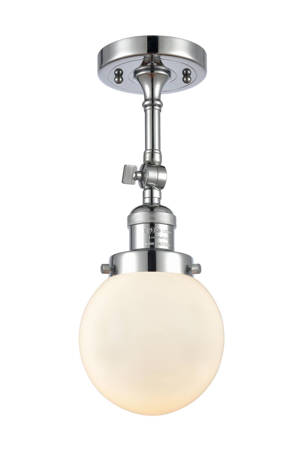 Polished Chrome Semi-Flush Mount Light K971