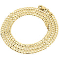 10K Yellow Gold Cuban Link Chain Necklace, 22 Inches X384