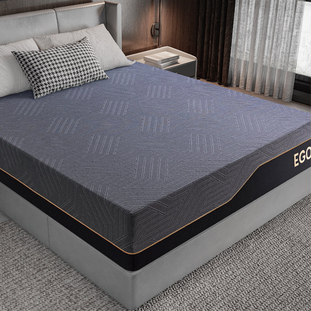 Black 14 inch Queen Memory Foam Mattress W661
