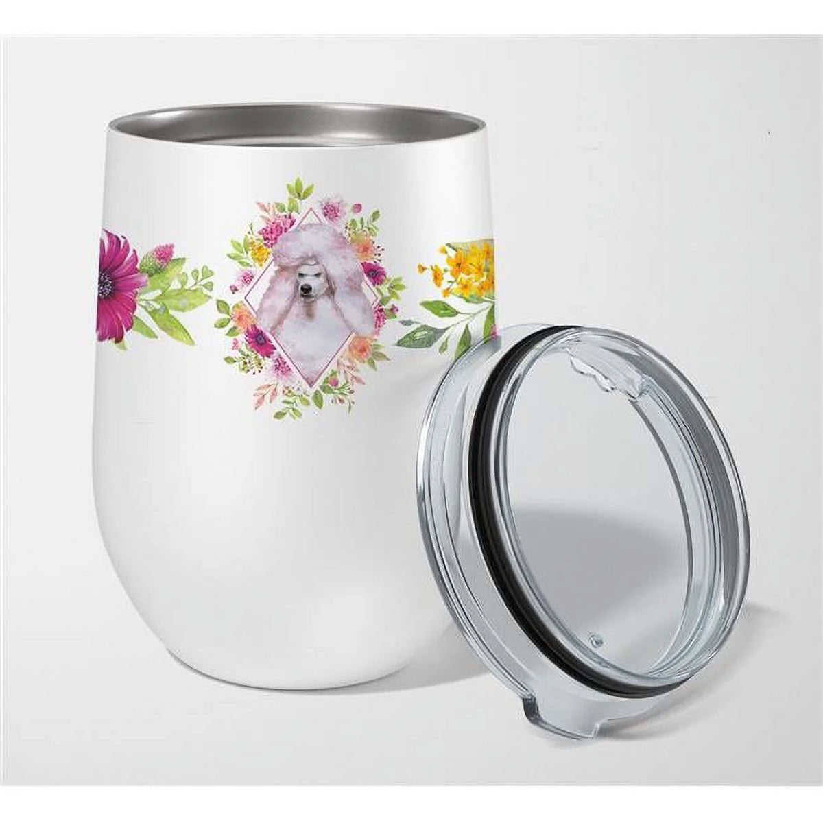 12 oz Stainless Steel Stemless Wine Glass B273