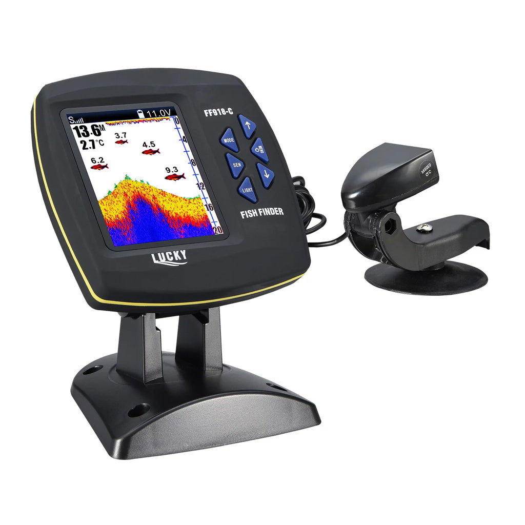 Wired Transducer Fish Finder 45 Degrees Underwater G141