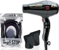Black Ionic Ceramic Hair Dryer and Cord Cover Detangler K320321