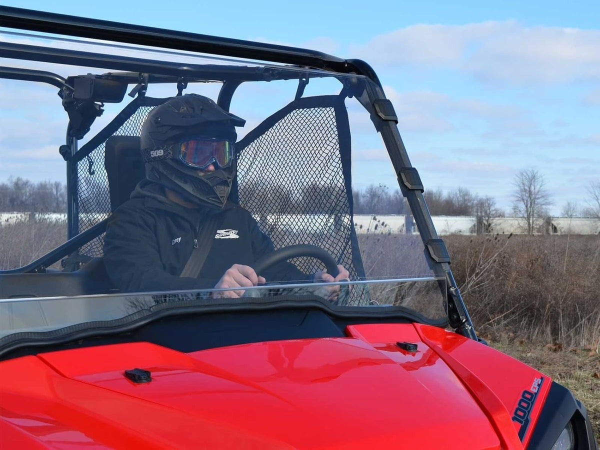 Heavy Duty Clear Scratch Resistant Full Windshield, 1/4 Thick Polycarbonate D294