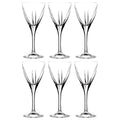 Glass Stemmed Wine Goblets Set of 6 O6880