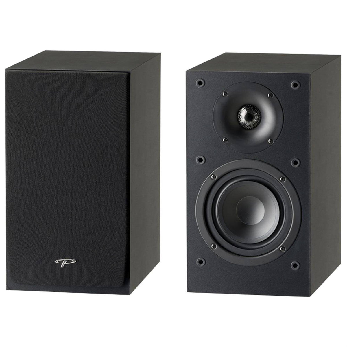 Matte Black Bookshelf Speakers (Pair) U41740