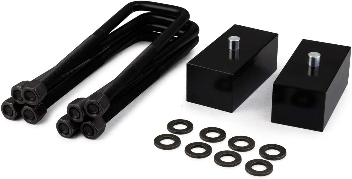 3" Front 2" Rear Leveling Lift Kit with Torsion Keys, Rear Blocks, HD Ubolts, Extended Shock Brackets G71578