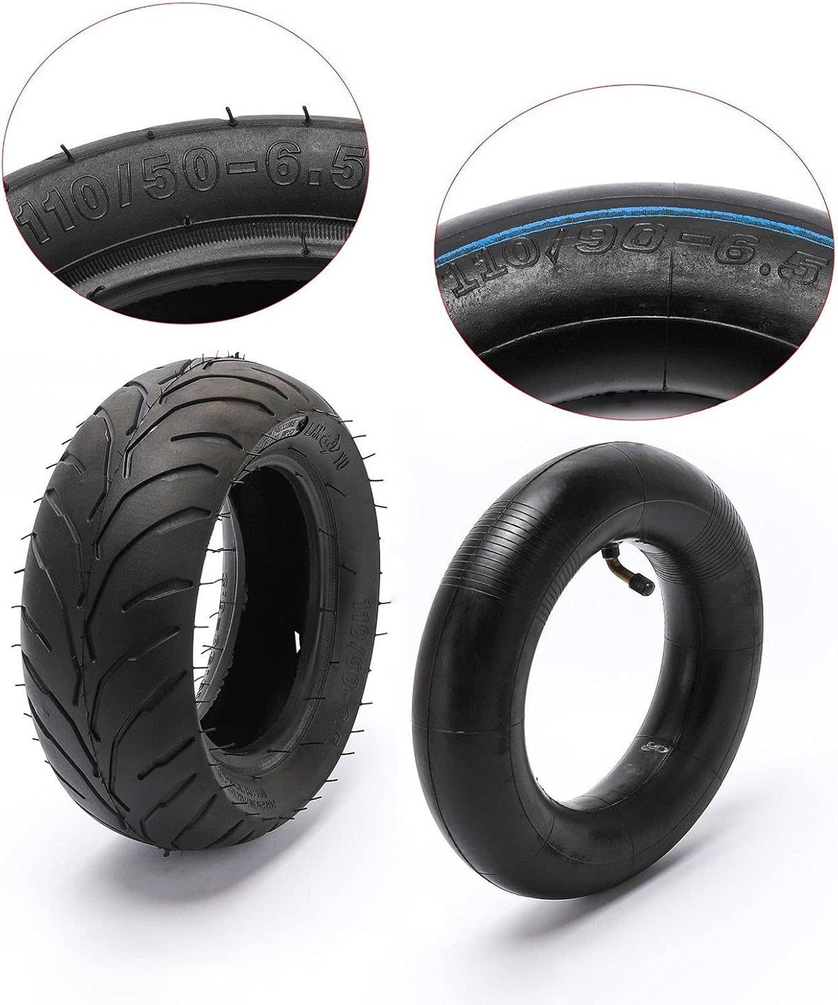 110/50-6.5 90/65-6.5 Front Rear Tire Tube Pack of 2 X1176