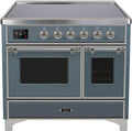 Blue Grey Induction Range with Electric Oven K308